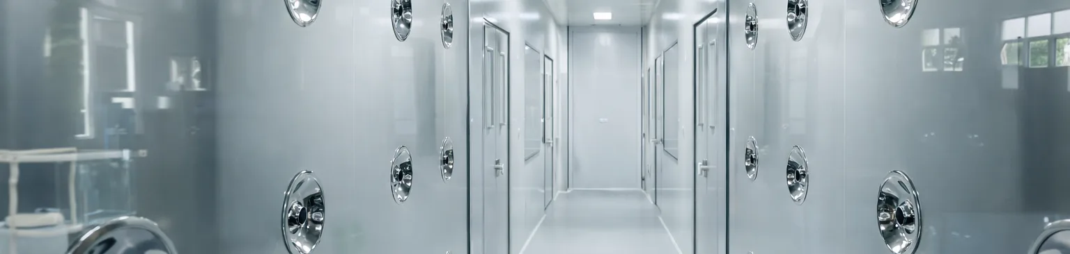 Bright ISO 7 Class 10,000 cleanroom at FOLON.A with controlled environment for medical and high-purity sealing component manufacturing.